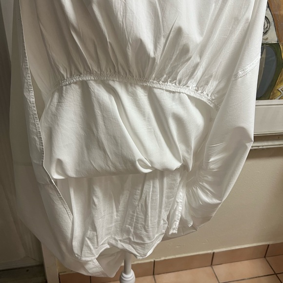 AQUA WHITE DRESS SIZE M 100% cotton. - Picture 6 of 16